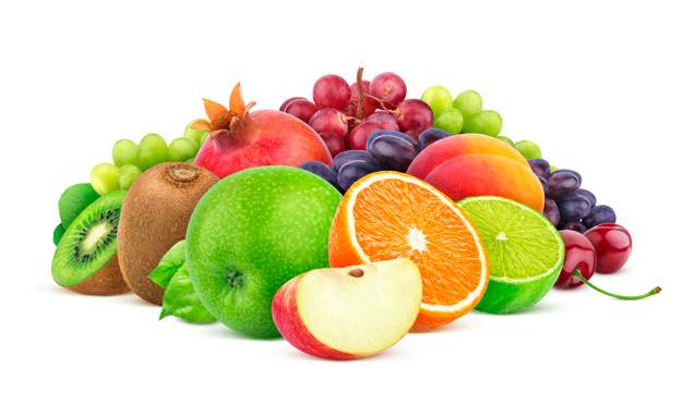 monton de frutas